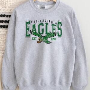 Eagles Sweatshirt Philadelphia Football Retro Sweater